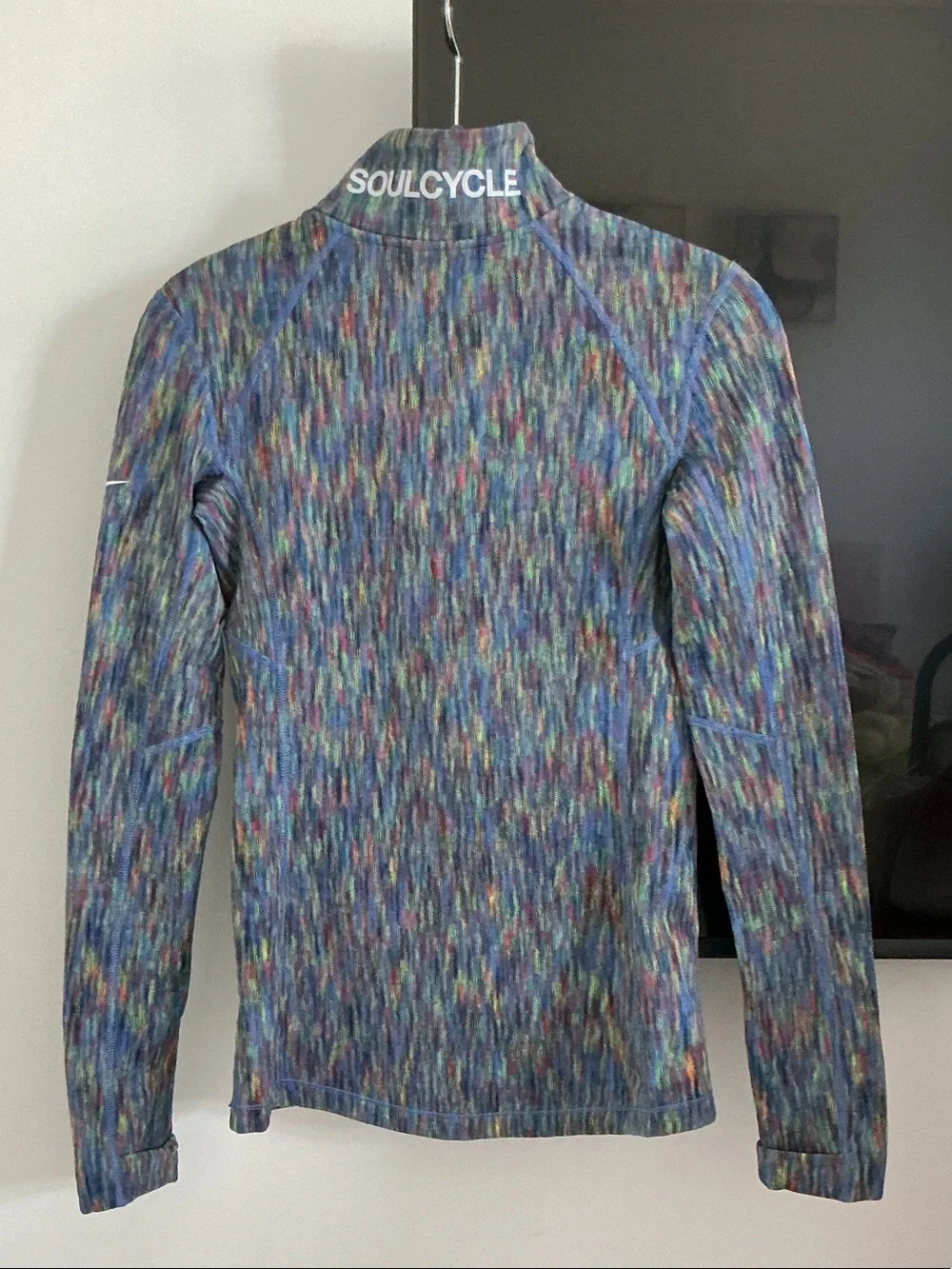 Nike Pro Soul Cycle Edition Women’s Multi-Color Space-Dye Quarter-Zip Sweater